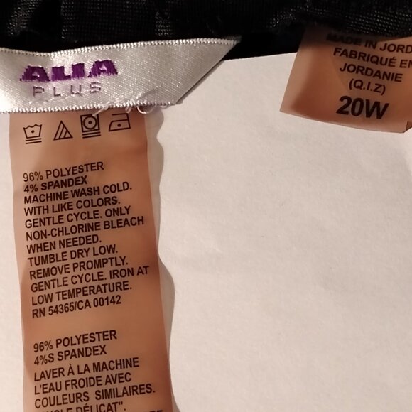 Alia: Dress Pants, Size 20W, Dark Blue - Picture 4 of 4